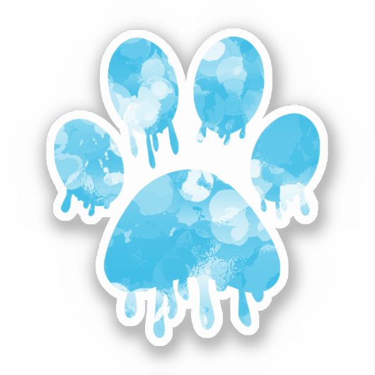 Sticker Empreinte de patte (Recto)
