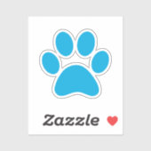 Sticker Empreinte de patte (Feuille)