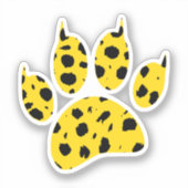 Sticker Empreinte de patte Cheetah (Recto)
