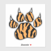 Sticker Empreinte de patte de tigre (Feuille)