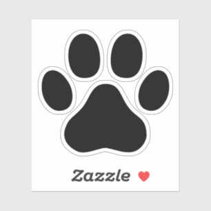 Sticker Empreintes de pattes animaux avec 5 orteils