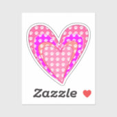 Sticker Empreintes de pattes De Chiens Et Coeurs Roses (Feuille)