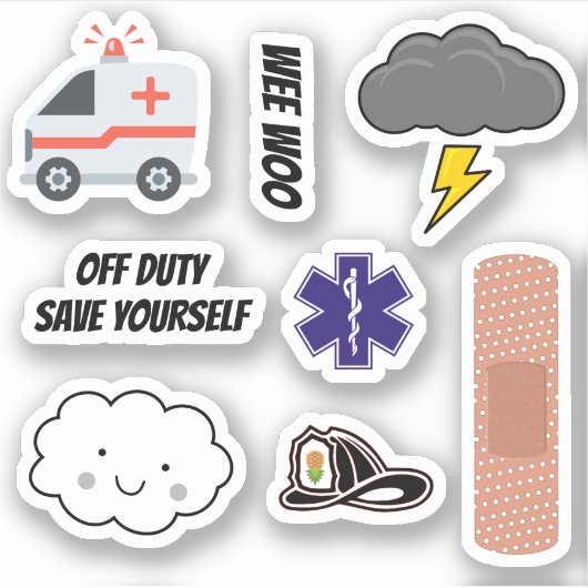 Sticker EMS Humour Pack, Parole (Devant)