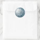 Sticker en argent Disco Ball (Sac)