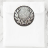 Sticker en argent Laurel Wreath (Sac)