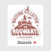 Sticker En attendant ma Lettre pour Poudlard (Feuille)