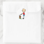 Sticker en bois (Sac)