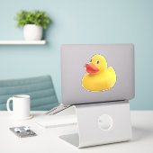 Sticker en caoutchouc (Ordinateur portable sur le bureau)