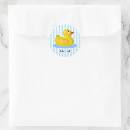 Sticker en caoutchouc Ducky Modèle (Sac)