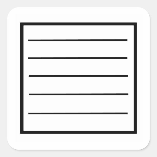 Sticker en Carnet noir standard (Devant)