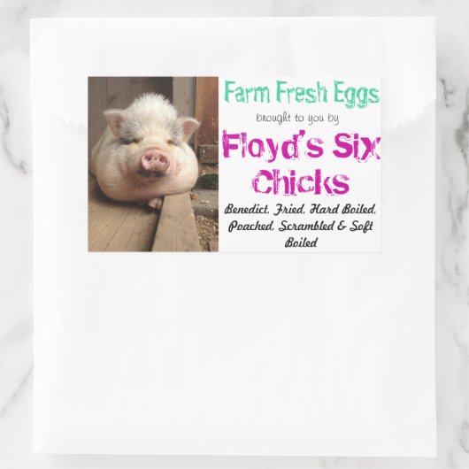 Sticker en carton d'oeufs (Sac)