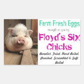 Sticker en carton d'oeufs (Devant)