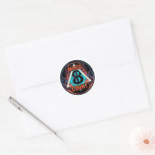 Sticker en cercle magique 8 comtes (Enveloppe)