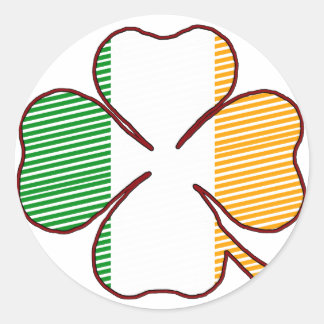 Sticker en Clover strié