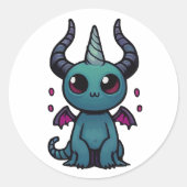Sticker en cristaux Demonic Unicorn Helhorn - mign (Devant)