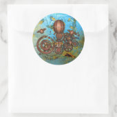 Sticker en cuivre Aqua pour engrenages Steampunk (Sac)