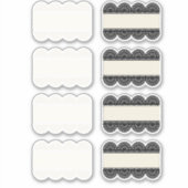 Sticker en dentelle noire et blanche (Devant)