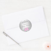 Sticker en diamant et Baby shower Tiara (Enveloppe)