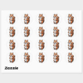 Sticker en écureuil - Nutty et Nimble (Feuille)