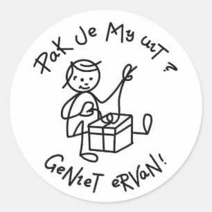 Sticker en étiquette