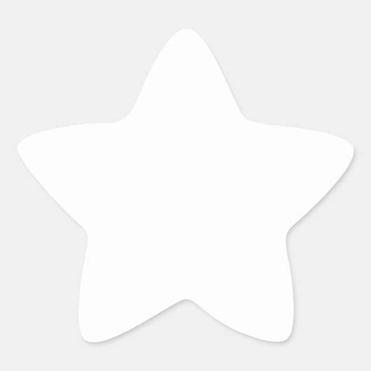 Sticker en étoile blanche (Devant)