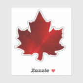 Sticker en feuille d'érable rouge du CANADA (Feuille)