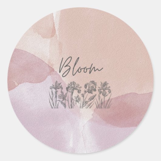 Sticker en fleur (Devant)