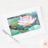 Sticker en fleurs de lotus rose (Enveloppe)