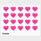 Sticker en forme de coeur "I LOVE YOU" (Feuille)