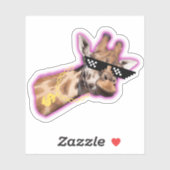Sticker en Giraffe (Feuille)