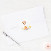 Sticker en Giraffe pour bébé mignonne (Enveloppe)