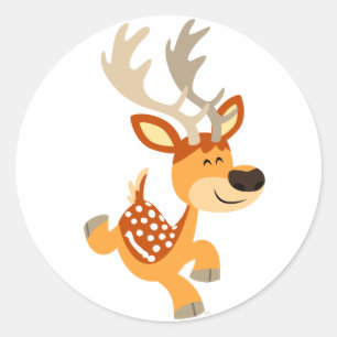 Sticker en jachère en jachère de dessin mignon