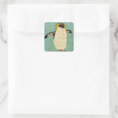 Sticker en lagon bleu pingouin (Sac)