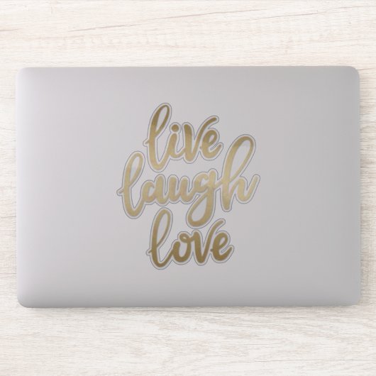 Sticker en lettres or Love Love Faux (Ordinateur)