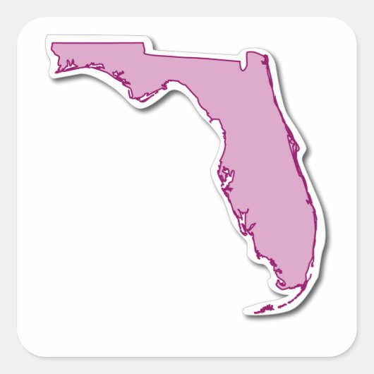 Sticker en ligne de Floride (Devant)