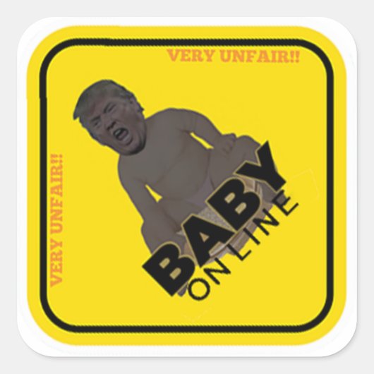 Sticker en ligne Trump-Baby (Devant)