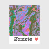 Sticker en marbre aigre (Feuille)