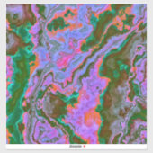 Sticker en marbre aigre (Feuille)