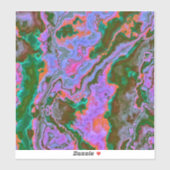 Sticker en marbre aigre (Feuille)