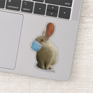 Sticker en masque COVID (Clear)