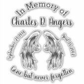 Sticker En mémoire de (Devant)