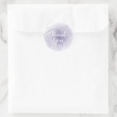 Sticker en Merci d'aquarelle violette (Sac)