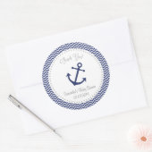 Sticker en Merci de Baby shower nautique (Enveloppe)