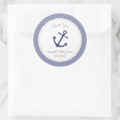 Sticker en Merci de Baby shower nautique (Sac)