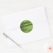 Sticker en Merci de papillon Damask (Enveloppe)