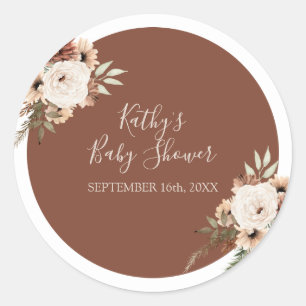 Sticker en Merci Floral Boho Arch Terracota