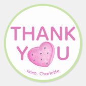 Sticker en Merci Heart Watermelon - Été (Devant)