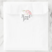 Sticker en Merci Mariage Aquarelle rose (Sac)
