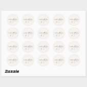 Sticker en Merci mignon pour les commandes - Paste (Feuille)