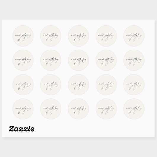 Sticker en Merci mignon pour les commandes - Paste (Feuille)